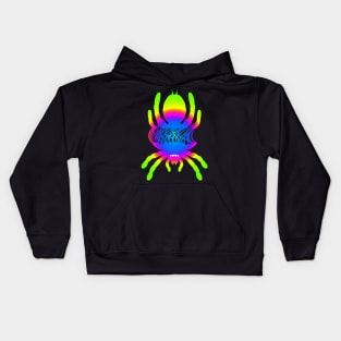Tarantula Silhouette V167 (Radial) Kids Hoodie